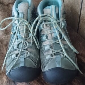 Keen Teal and Gray Hiking Boots